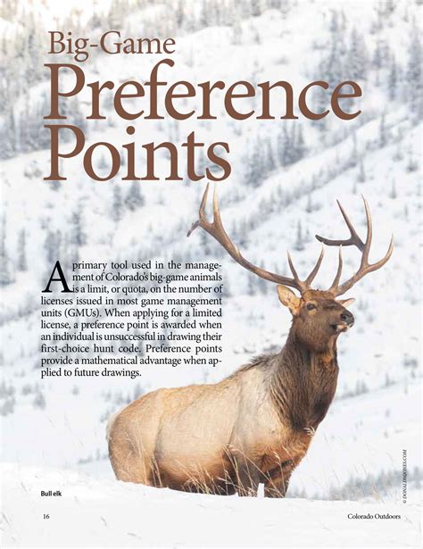 Hunters hoping to draw a big-game license in Colorado in 2022 are urged to review the changes in license requirements and fees in the 2022. . 2022 colorado big game brochure